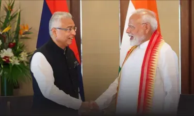 Visite officielle à Maurice : Modi rencontre l'ex-PM Pravind Jugnauth