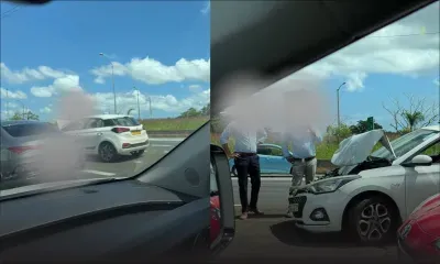 Deux accidents sur la route menant vers le pont SAJ