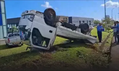 Accident sur l’autoroute près du pont Colville à Montagne-Ory