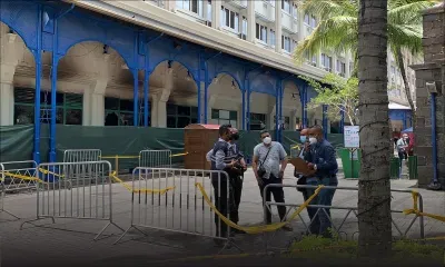 Incendie au Craft Market de Caudan : la police fait un premier constat