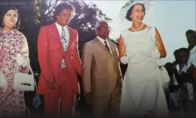 Elizabeth II en visite à Maurice en mars 1972