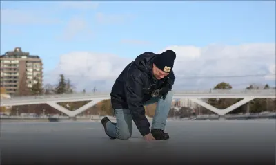 Au Canada, la plus grande patinoire du monde reste fermée, faute de glace