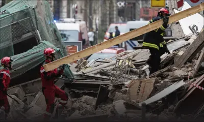 Deux immeubles s'effondrent en plein centre de Lille, un disparu