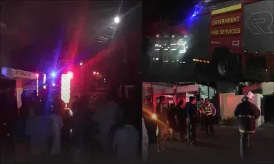 Route Bassin : des voleurs mettent le feu à une boutique 