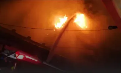 Port-Louis : incendie dans un bâtiment de huit étages, deux personnes secourues 