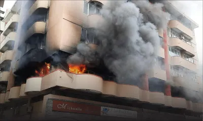 Incendie au bâtiment Fon Sing : la Fire Investigation Unit enquête