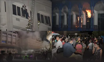 Incendie au Caudan : les trois personnes prises au piège secourues 