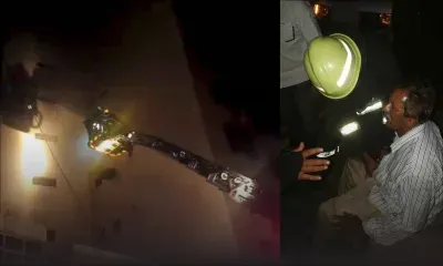 Incendie au C&R Court à Port-Louis : les pompiers ont porté secours à un homme coincé dans l’ascenseur