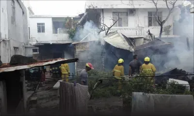 Incendie dans une maison à Cité Martial