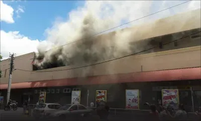 Beau-Bassin : incendie dans un supermarché