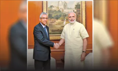 Pravind Jugnauth official visit in India