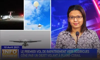 [Info Soirée] : «Dan avyon bann la dir nou ena enn Ovni dan lesyel», selon un passager 