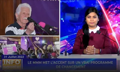 [Info Soirée] : Paul Bérenger : «Nou ena devwar prezant enn alternativ»