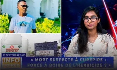 [Info Soirée] : « Avan so lamor, li finn dir ki banla finn fors li bwar l’herbicide »