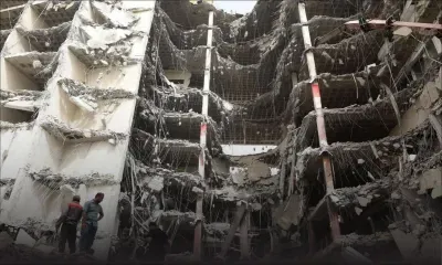 36 morts : ce que l’on sait de l’effondrement d’un immeuble en Iran 