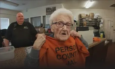  Pour ses 100 ans, une Américaine demande à être arrêtée... et l'obtient 