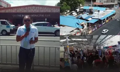 Partielle au no. 18 : Opération «grattage» au marché de Quatre-Bornes