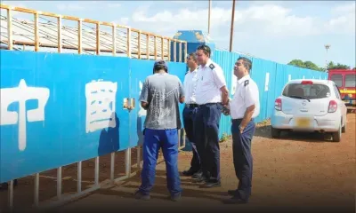 China State Construction Engineering Corporation Ltd : «Les ouvriers étrangers auront leur matelas aujourd’hui», dit la direction 