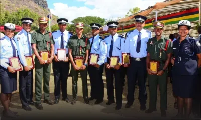 JIOI : les Casernes centrales récompensent les policiers ayant brillé aux Jeux des îles