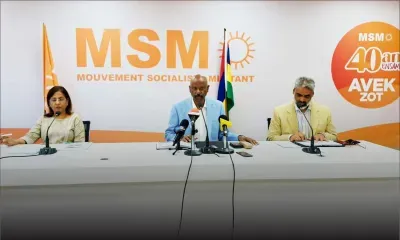 Suivez la conférence de presse du MSM