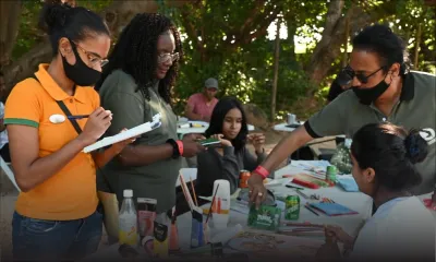 Live Painting Competition: L’heure à la réflexion verte avec Défi Media Group et Casela Nature Parks