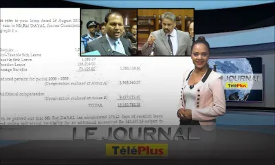 Le JT – Fallait-il donner Rs 15 millions à Dayal, Maneesh Gobin fait circuler «ses» justifications