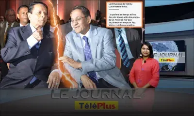 LE JT : Après les propos de SAJ : Vishnu Lutmeenaraidoo sort de son silence