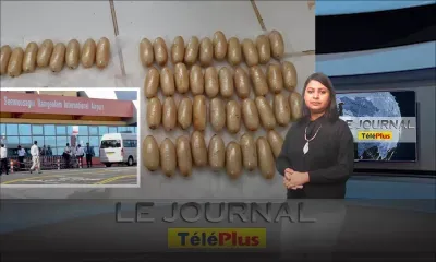 Le JT :  un Sud-Africain débarque à Maurice avec Rs 17,2 M d'héroïne dans le ventre