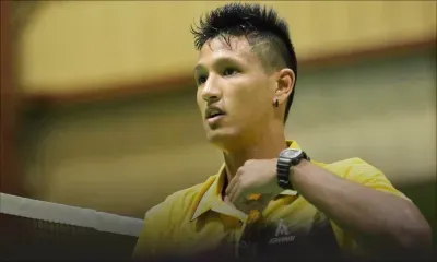 JIOI - Badminton : victoire du badiste mauricien, Julien Paul, qui se défait facilement de son adversaire seychellois