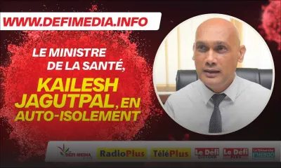 Covid-19 : le ministre Jagutpal en auto-isolement, sa secrétaire testée positive