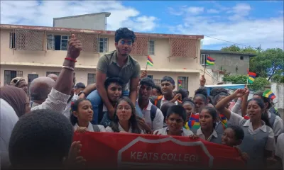 Le collège Keats à Chemin-Grenier fête son premier lauréat