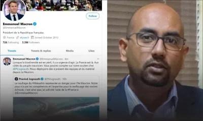 Wakashio – Faux appel à l’aide du PM au président français : « Ce n’est pas le profil officiel du Premier ministre », affirme Ken Arian 