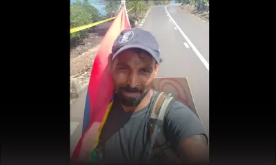 Manifestation du 12 septembre : il marche de Grand-Gaube à Mahébourg