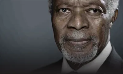 Décès de Kofi Annan, ancien secrétaire général de l'ONU