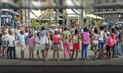 Kolektif Drwa Zanfan Morisien: Symbolic march for Children’s Right