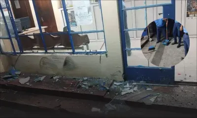 Un van termine sa course contre le poste de police de Mahébourg: le conducteur positif à l’alcooltest