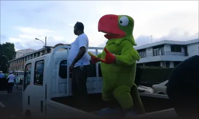 JIOI: la mascotte Krouink descend dans la rue