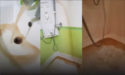 À Sorèze : de l’eau boueuse coule du robinet 