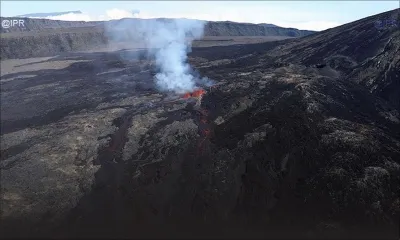 À la Réunion : Le Piton de la Fournaise en éruption pour la quatrième fois de l’année