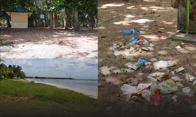 Pâques en confinement : la plage d’Albion déserte mais polluée