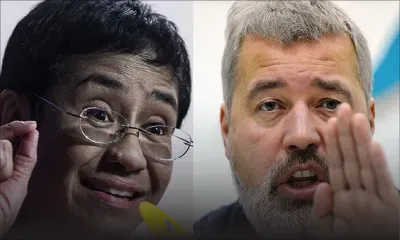 Le Nobel de la paix à deux journalistes champions de la liberté de l'information