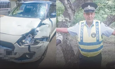 Le policier Goodur fauché par une voiture