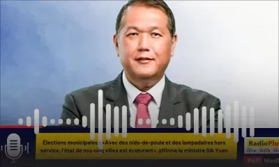 Élections municipales : «Avec des nids-de-poule et des lampadaires hors service, l’état de nos cinq villes est écœurant», affirme le ministre Sik Yuen