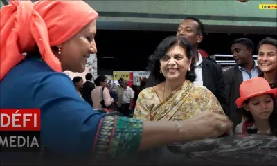 Salon du Déstockage : Lady Sarojini Jugnauth fait son shopping