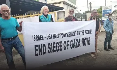 EN DIRECT | Veillée de soutien aux Palestiniens au siège de Lalit à GRNO