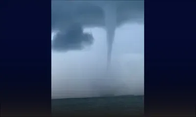 Spectaculaire trombe marine à l’Îlot Mariannes : immersion au plus près du phénomène