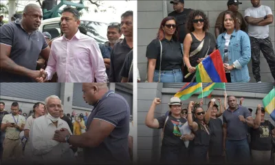 [En images] Simla Kitsnen, Sherry Singh, le pandit Sungkur présents au rassemblement de Bruneau Laurette