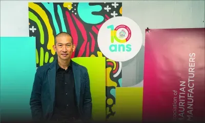 Association of Mauritian Manufacturers - Lawrence Wong succède à  Julien Audibert à la présidence
