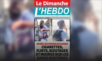 Voici la Une de Le Dimanche / L'Hebdo