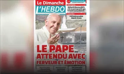 Voici la Une de Le Dimanche / L'Hebdo